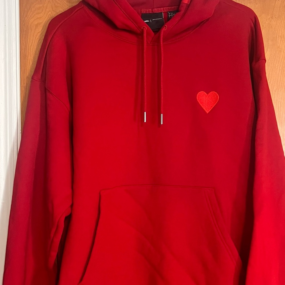 ❤️ Adidas x Ivy Park Red Oversized Hoodie – XL | Beyoncé Collab | Like New